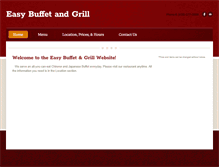 Tablet Screenshot of easybuffet.net